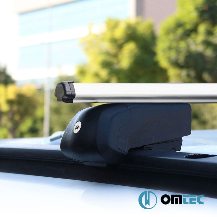 Ara Atkı (Boldbar - Beta V2) Gri 2 Prç. Alu. - Opel Combo - MVN V - (2019 - )