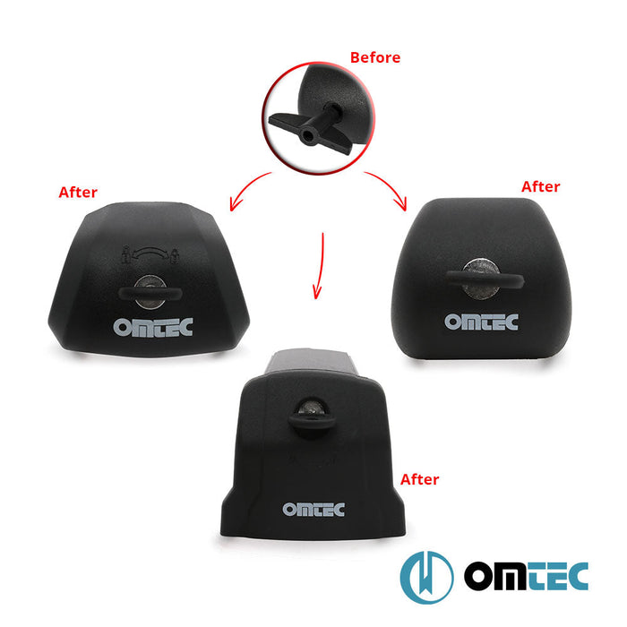 Ara Atkı Metal Kilit Kiti (6 Metal Kilit + 6 Segman + 3 Anahtar) - Universal