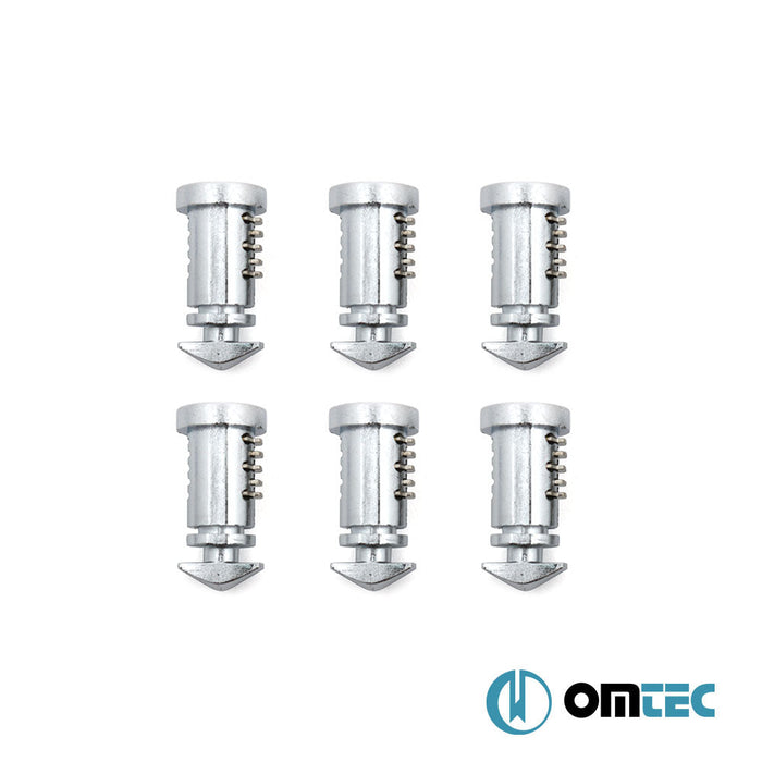 Ara Atkı Metal Kilit Kiti (6 Metal Kilit + 6 Segman + 3 Anahtar) - Universal