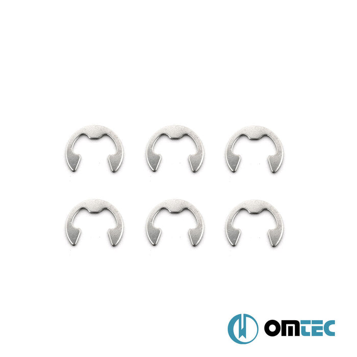 Ara Atkı Metal Kilit Kiti (6 Metal Kilit + 6 Segman + 3 Anahtar) - Universal