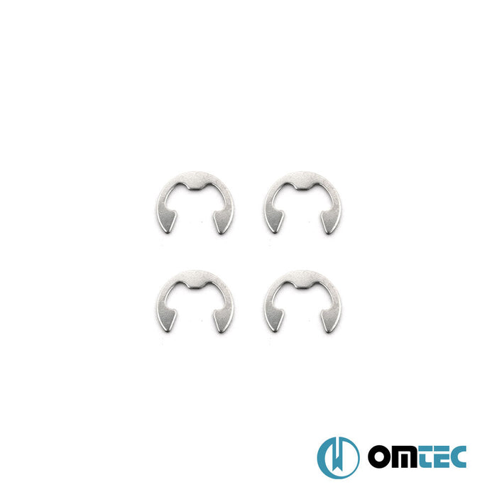 Ara Atkı Metal Kilit Kiti (4 Metal Kilit + 4 Segman + 2 Anahtar) - Universal