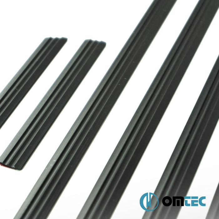 Yan Kapı Çıtası 6 Prç. Aluminyum (Siyah) - Audi A4 - SD 8K - (2008 - 2016)