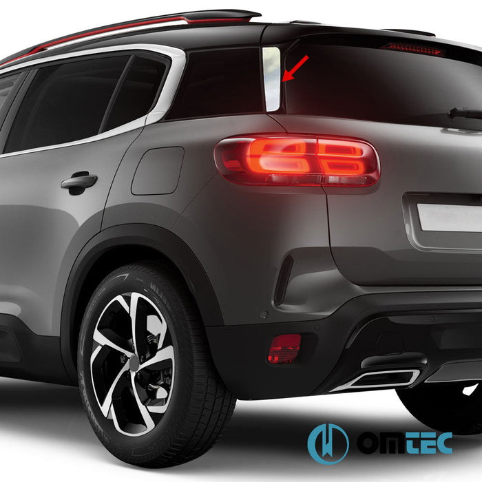 Spoiler Çıtası 2 Prç. (Lazer Kesim) Paslanmaz - Citroën C5 Aircross - SUV I - (2018 - )