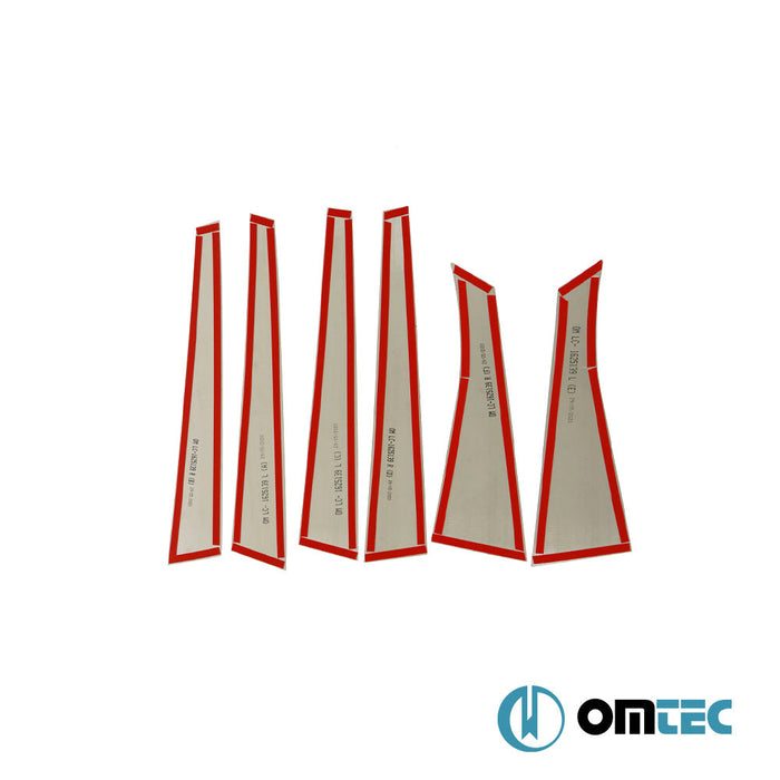 Kapı Direği 6 Prç. P.Çelik (Parlak) - Chevrolet Impala - SD IX - (2006 - 2014)