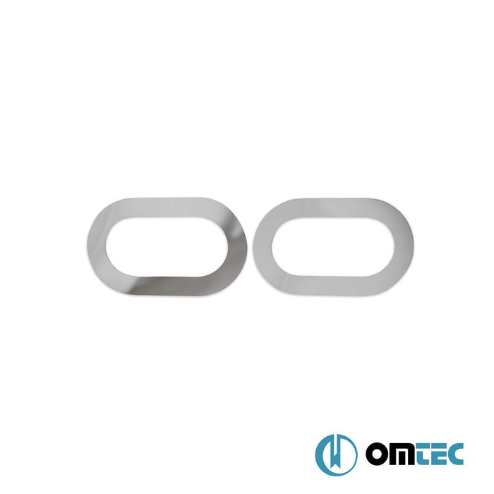 Sinyal Çerçevesi 2 Prç. P.Çelik (Parlak) - Dacia Lodgy - MPV M0 - (2012 - )