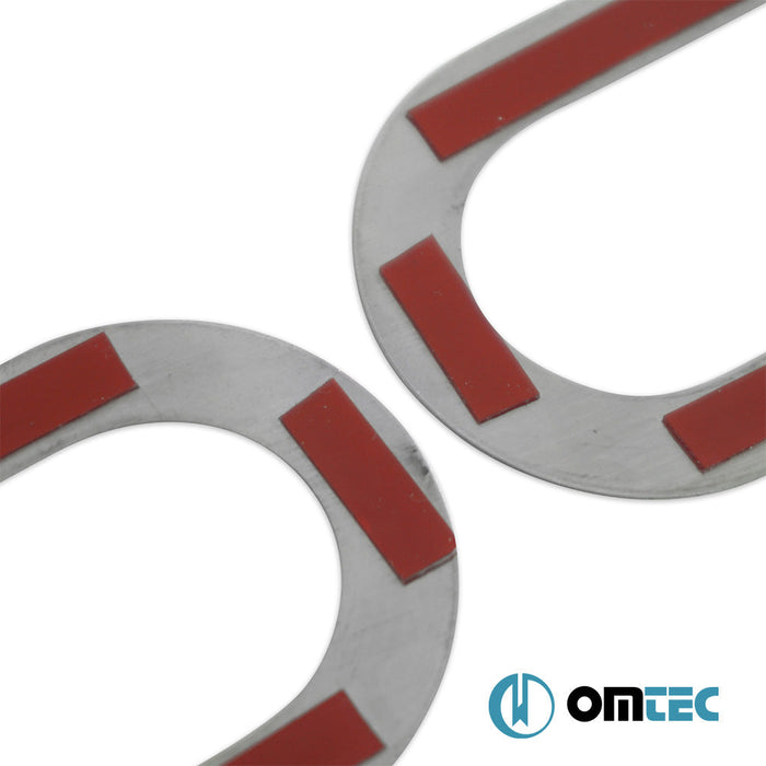 Sinyal Çerçevesi 2 Prç. P.Çelik (Parlak) - Dacia Duster - SUV HS - (2010 - 2018)