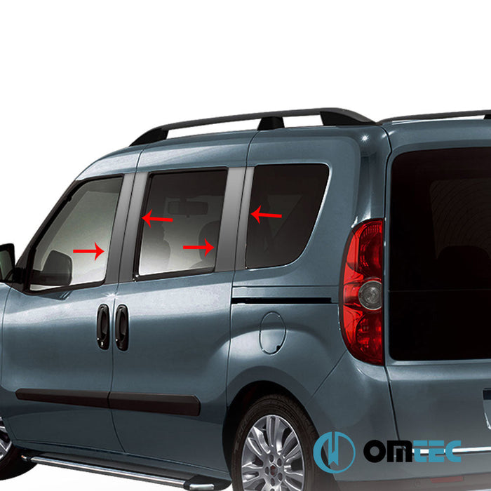 Kapı Direği 8 Prç. P.Çelik (Siyah) - Fiat Doblo - MVN 263 - (2010 - 2021)