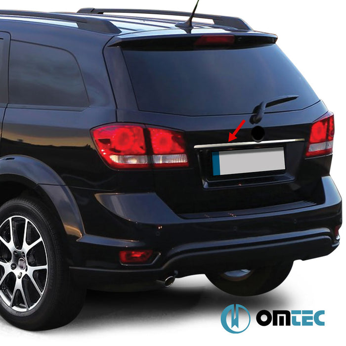 Bagaj Çıtası (Plaka Üstü) Paslanmaz Çelik (Parlak) - Fiat Freemont - SUV JC - (2012 - 2015)