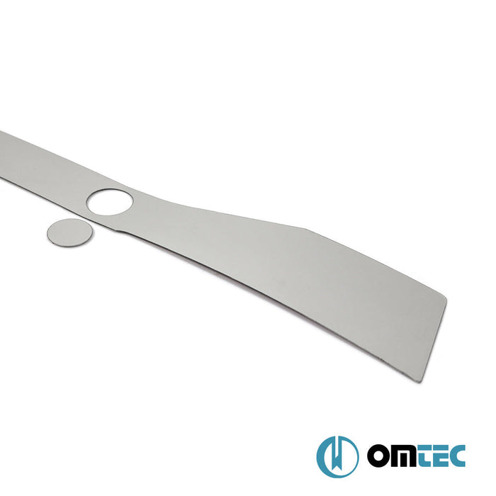 Ön Tampon Difüzör Çıtası 3 Prç. P.Çelik (Parlak) - Ford Ranger - PK T6 FL - I/FL - II - (2015 - 2022)