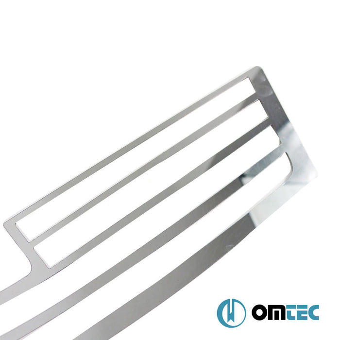 Arka Tampon Eşiği 3 Prç Paslanmaz Çelik (Parlak) - Ford Ranger - PK T6 FL - I/FL - II - (2015 - 2022)