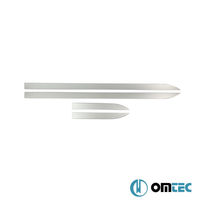 Yan Kapı Çıtası 4 Prç. Paslanmaz Çelik (Parlak) - Ford Transit Connect - MVN V408 FL - (2019 - 2021)