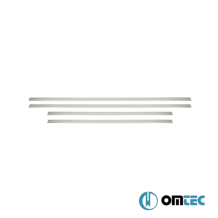 Yan Kapı Çıtası 4 Prç. Paslanmaz Çelik (Parlak) - Ford F150 - PK P552 - (2016 - 2020)