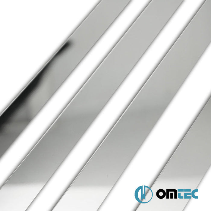 Yan Kapı Çıtası 4 Prç. Paslanmaz Çelik (Parlak) - Ford F150 - PK P552 - (2016 - 2020)