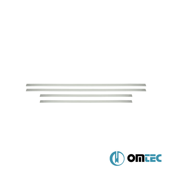 Yan Kapı Çıtası 4 Prç. Paslanmaz Çelik - Gmc Sierra - PK III - (2015 - 2019)