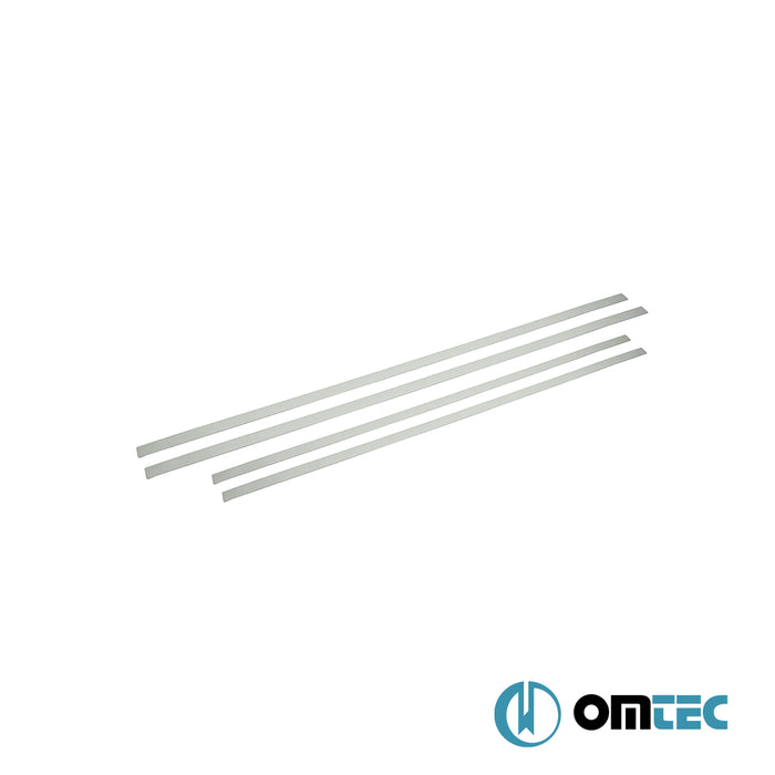 Yan Kapı Çıtası 4 Prç. Paslanmaz Çelik - Gmc Sierra - PK III - (2015 - 2019)