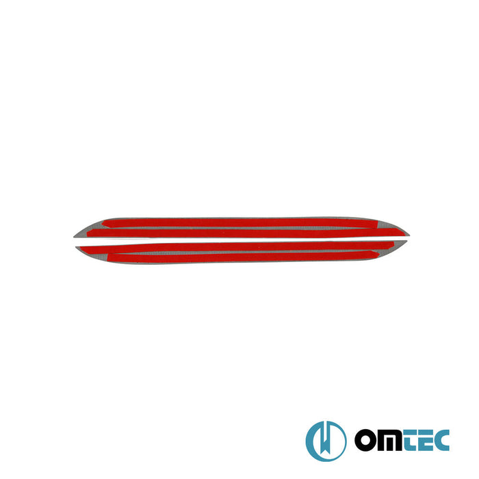 Egzoz Çıtası 2 Prç. Paslanmaz (Parlak) - Hyundai Kona - SUV OS - (2017 - 2023)