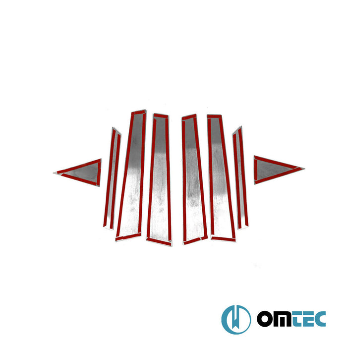 Kapı Direği 8 Prç. P.Çelik (Karbon Folyolu) - Hyundai Kona - SUV OS - (2017 - 2023)