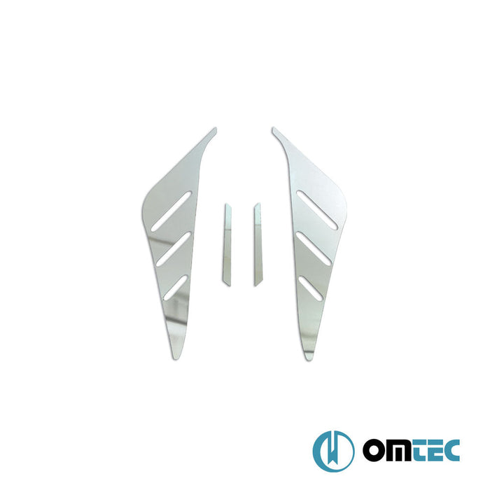 Spoiler Çıtası 4 Prç. (Lazer Kesim) Paslanmaz - Hyundai Kona - SUV OS - (2017 - 2023)