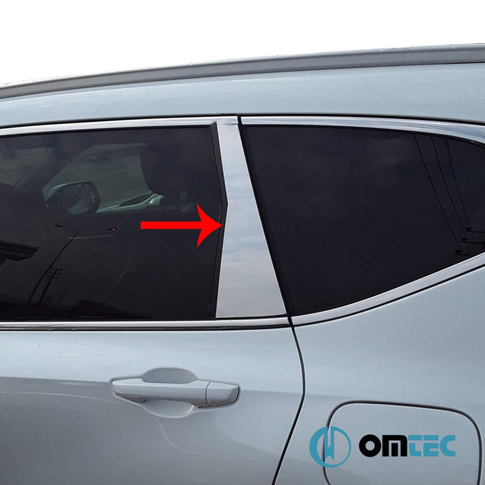 Kapı Direği 6 Prç. P.Çelik (Parlak) - Honda Cr - V - SUV IV - (2011 - 2016)