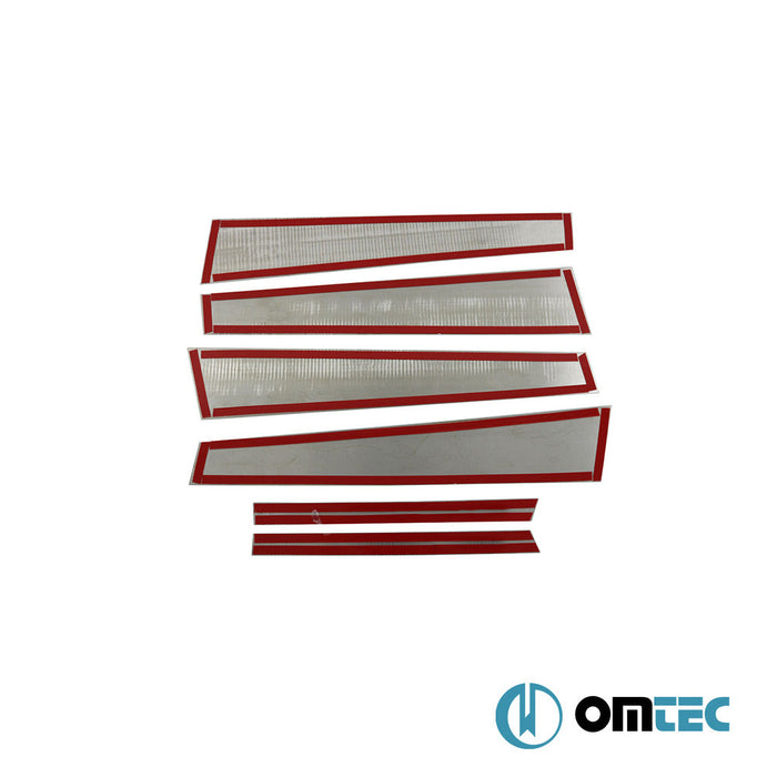 Kapı Direği 6 Prç. P.Çelik (Parlak) - Mercedes - Benz S - Class - SD W221 FL - (2009 - 2013)