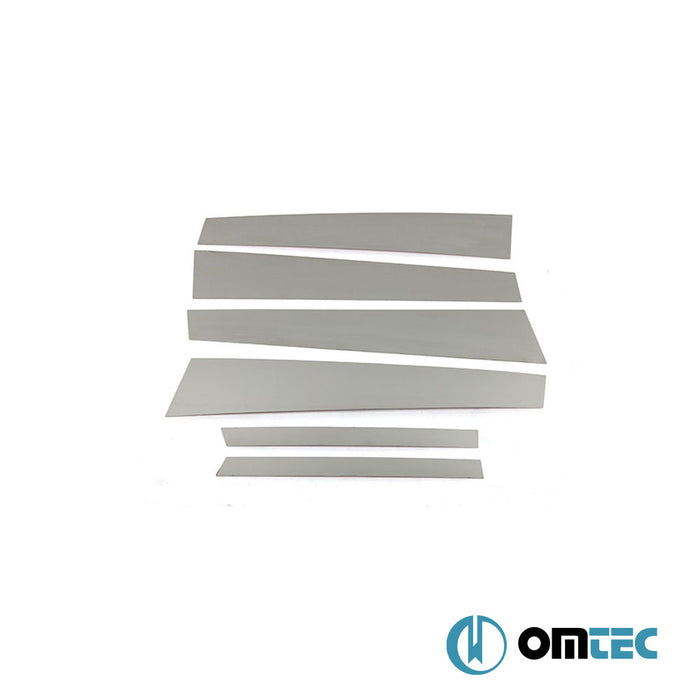 Kapı Direği 6 Prç. P.Çelik (Siyah) - Mercedes - Benz S - Class - SD W221 FL - (2009 - 2013)