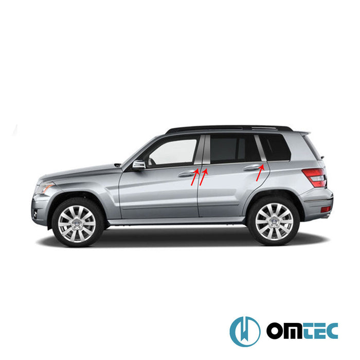 Kapı Direği 6 Prç. P.Çelik (Siyah) - Mercedes - Benz Glk - SUV X204 FL - (2012 - 2015)