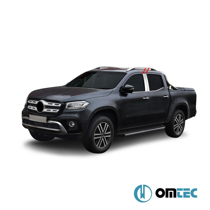 Kapı Direği 4 Prç. P.Çelik (Parlak) - Mercedes - Benz X - Class - PK W470 - (2017 - 2020)