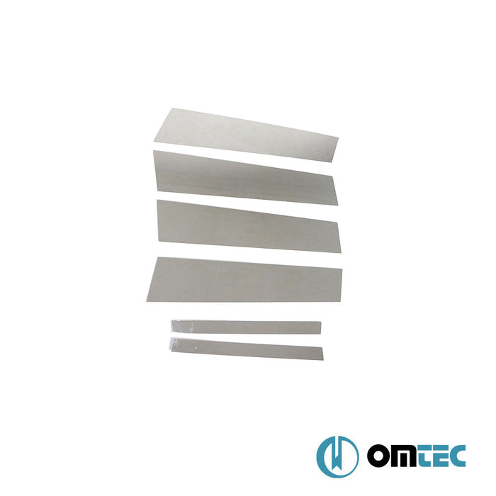 Kapı Direği 6 Prç. P.Çelik (Parlak) - Mercedes - Benz Glc - SUV X253 - (2015 - 2022)