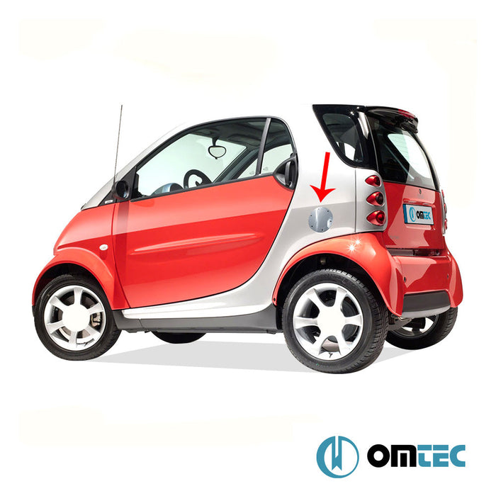 Dış Havalandırma Kapağı Paslanmaz (Parlak) - Mercedes - Benz Smart Fortwo - HB 3D W450 - (1998 - 2007)