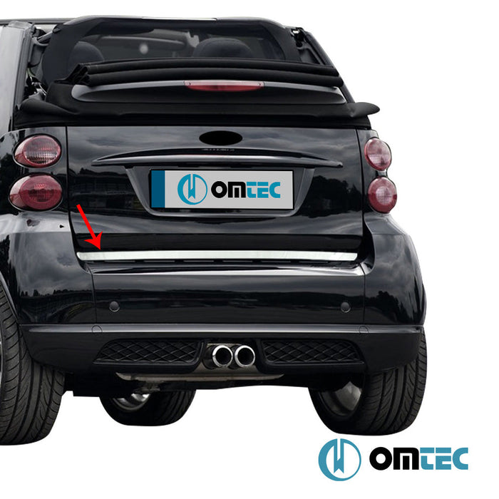 Bagaj Alt Çıta P.Çelik (Parlak) - Mercedes - Benz Smart Fortwo - HB 3D W451 - (2007 - 2014)
