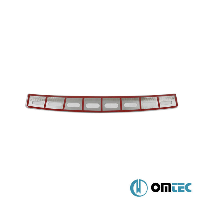 Arka Tampon Eşiği Paslanmaz Çelik (Siyah) - Mercedes - Benz Smart Fortwo - CP C453 - (2014 - )