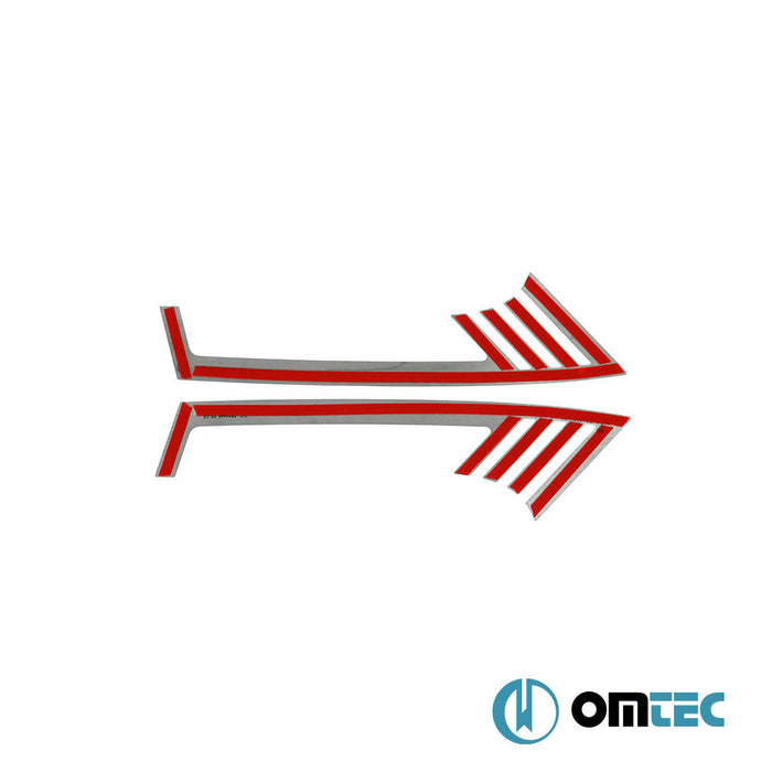 Spoiler Çıtası 2 Prç. (Lazer Kesim) Paslanmaz - Nissan X - Trail - SUV T32 - (2014 - 2021)