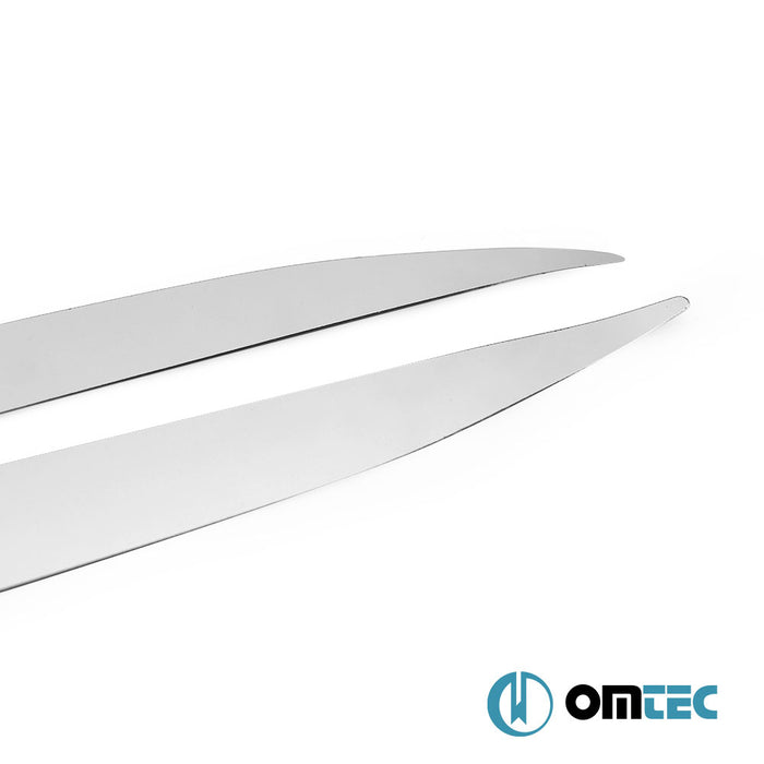 Yan Kapı Çıtası 4 Prç. Paslanmaz Çelik (Parlak) - Nissan Juke - SUV F16 - (2019 - )