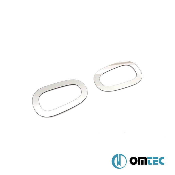 Sinyal Çerçevesi 2 Prç. P.Çelik (Parlak) - Opel Astra - HB 3D T98 - (1998 - 2004)