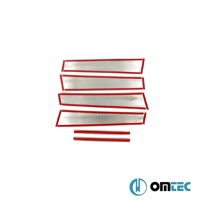 Kapı Direği 6 Prç. P.Çelik (Parlak) - Opel Mokka X - SUV J13 - (2016 - 2020)