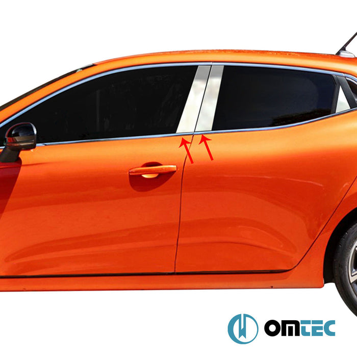 Kapı Direği 6 Prç. P.Çelik (Parlak) - Renault Clio - HB 5D BJA - (2019 - )