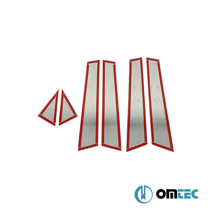 Kapı Direği 6 Prç. P.Çelik (Parlak) - Renault Clio - HB 5D BJA - (2019 - )