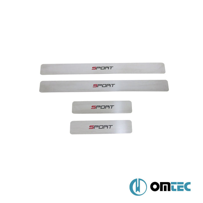 Sport Kapı Eşiği 4 Prç. Paslanmaz Çelik (Parlak) - Skoda Scala - HB 5D I - (2019 - )