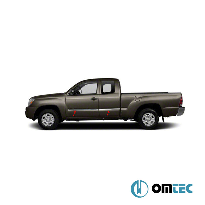 Yan Kapı Çıtası 4 Prç. Paslanmaz Çelik - Toyota Tacoma - PK N220 - (2005 - 2015)