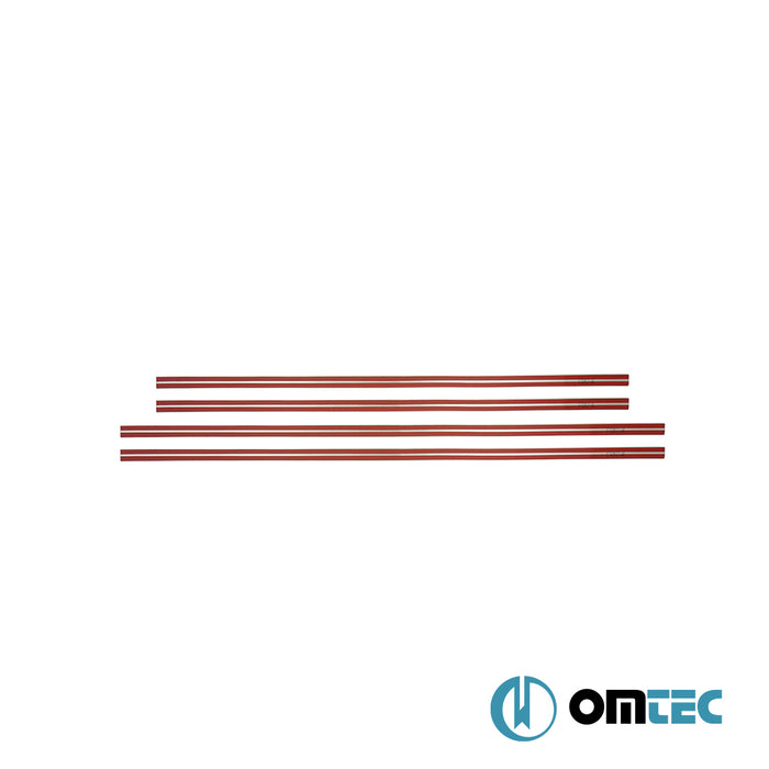 Yan Kapı Çıtası 4 Prç. Paslanmaz Çelik - Toyota Tacoma - PK N220 - (2005 - 2015)