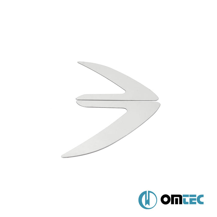 Yan Dekor Çıtası 2 Prç. (Model 1) Paslanmaz - Skoda Superb - SD 3V FL - (2020 - )