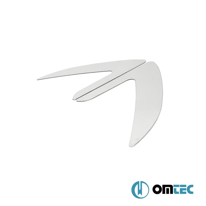 Yan Dekor Çıtası 2 Prç. (Model 1) Paslanmaz - Skoda Superb - SD 3V FL - (2020 - )