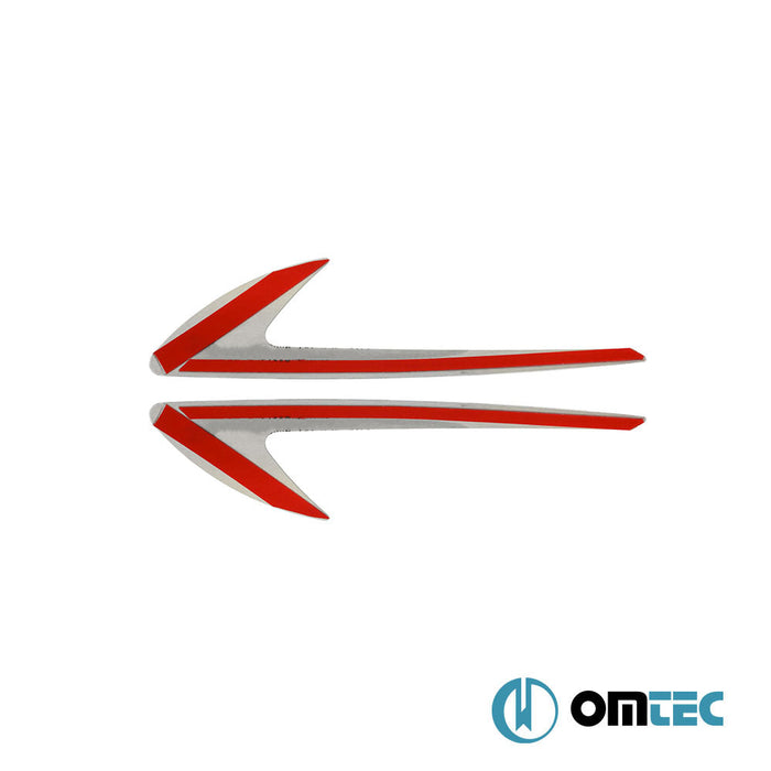 Yan Dekor Çıtası 2 Prç. (Model 2) Paslanmaz - Volkswagen Tiguan - SUV AD - (2016 - )