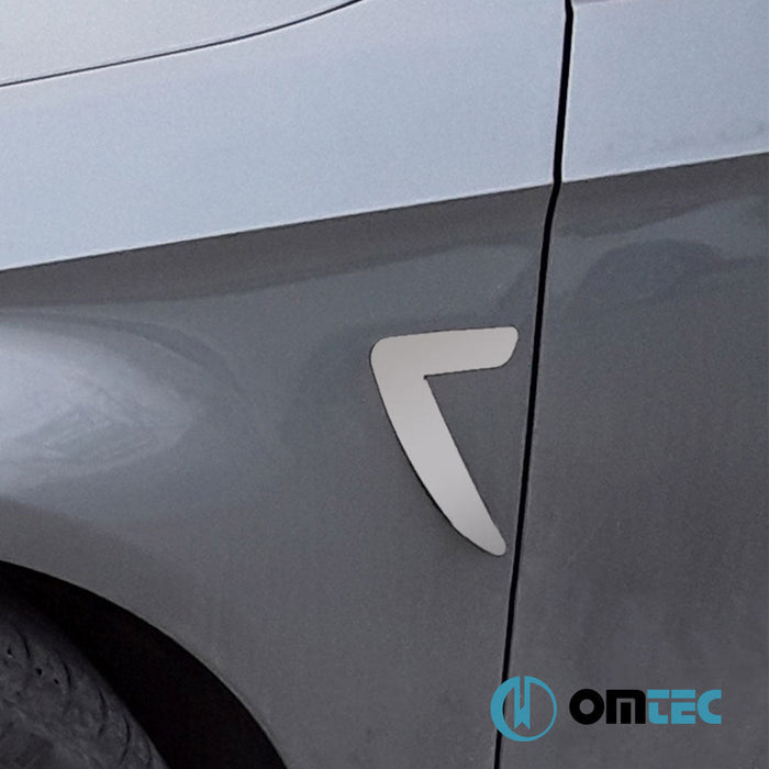 Yan Dekor Çıtası 2 Prç. (Model 3+) Paslanmaz - Renault Megane - SW III - (2009 - 2016)