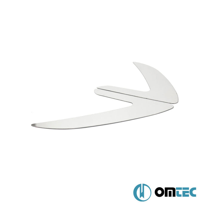 Yan Dekor Çıtası 2 Prç. (Model 3+) Paslanmaz - Renault Megane - SW III - (2009 - 2016)