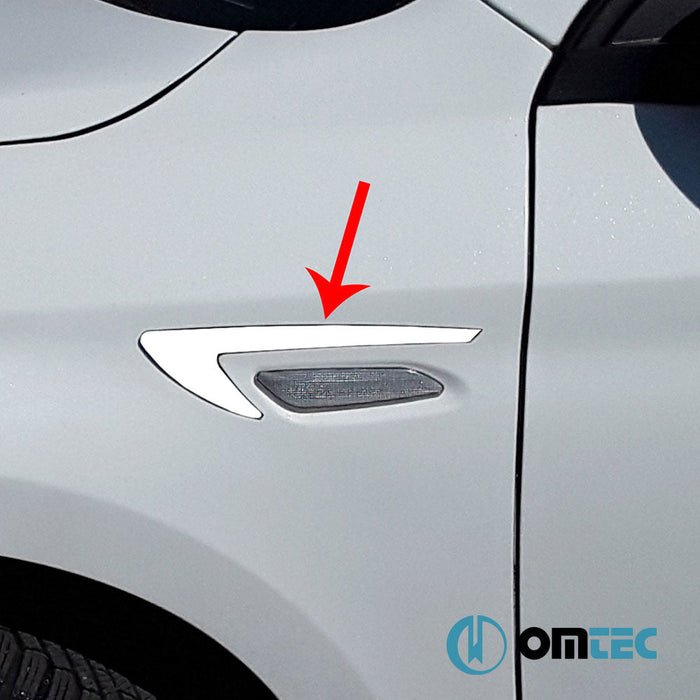 Yan Dekor Çıtası 2 Prç. (Model 2+) Paslanmaz - Volkswagen T6 Transporter - VAN T6 - (2015 - 2022)