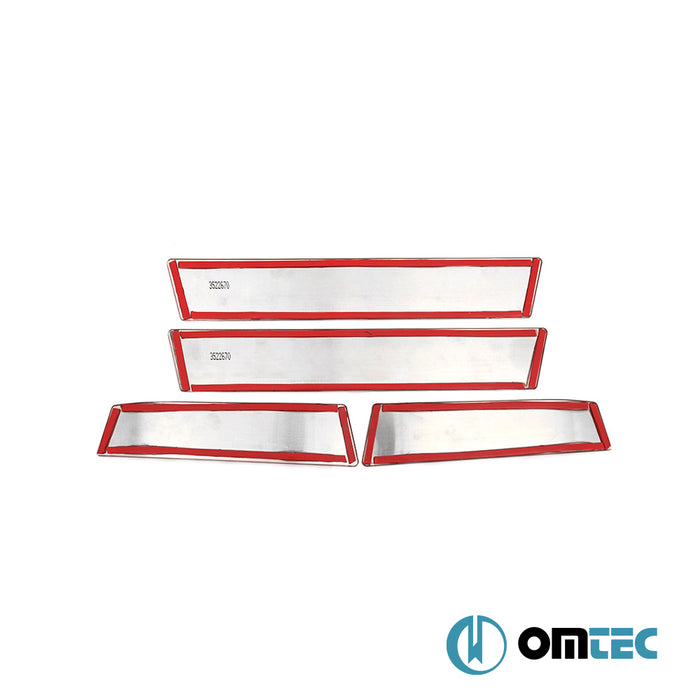 Line Kapı Eşiği 4 Prç. Paslanmaz Çelik (Parlak) - Hyundai İx35 - SUV LM - (2010 - 2015)