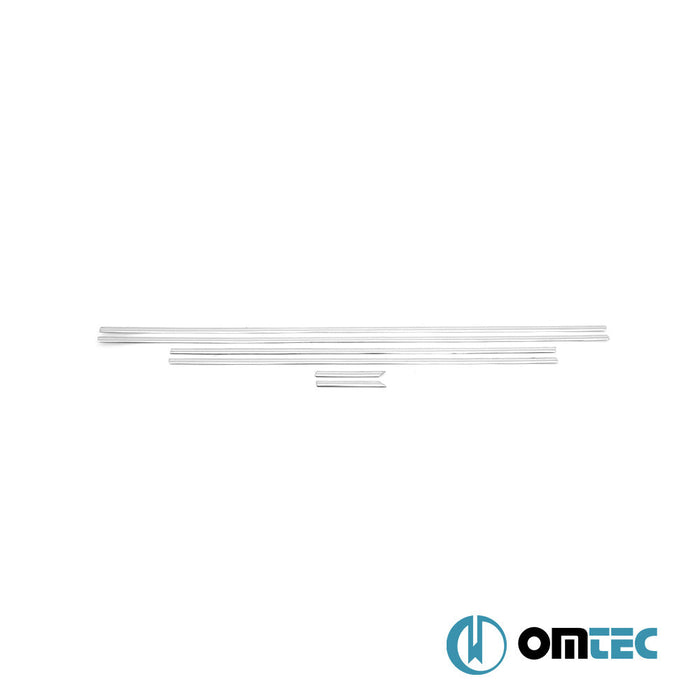 Cam Çıtası 6 Prç. Paslanmaz Çelik (Parlak) (Deco) - Hyundai İ20 - HB 5D PB - (2008 - 2014)