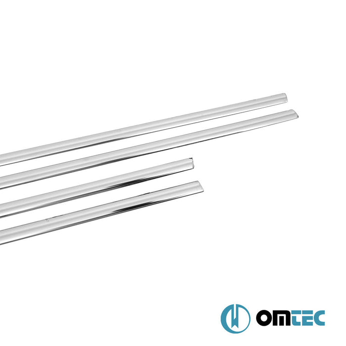 Cam Çıtası 6 Prç. Paslanmaz Çelik (Parlak) (Deco) - Hyundai İ20 - HB 5D PB - (2008 - 2014)