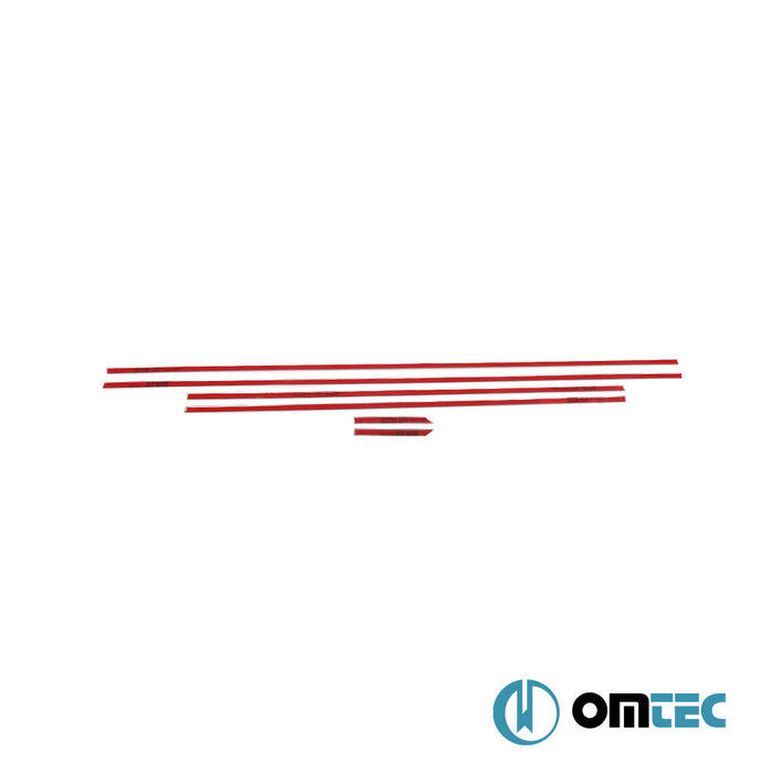 Cam Çıtası 6 Prç. Paslanmaz Çelik (Parlak) (Deco) - Hyundai İ20 - HB 5D PB - (2008 - 2014)